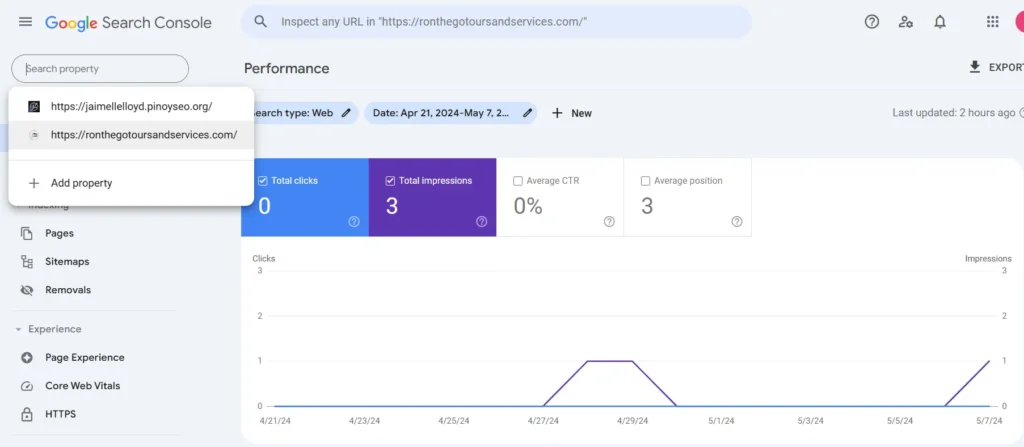 ron the go search console data by JL SEO Expert