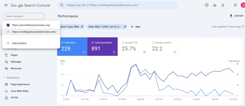 ron the go SC data by JL SEO Expert